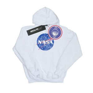 NASA Mens Insignia Logo Hoodie / White